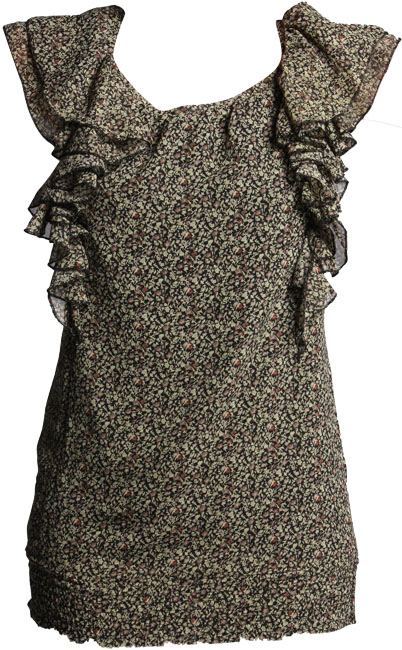 Unbranded Akin ditsy chiffon blouse