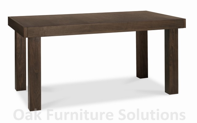 Unbranded Akita Walnut 6-8 Seater Extending Dining Table