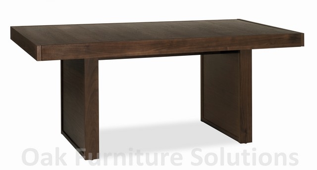 Unbranded Akita Walnut 6 Seater Panel Dining Table
