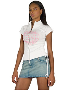 Alabama Sleeveless Hoody White S/M