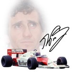 Alain Prost signed McLaren MP42B 1985