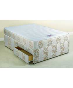Albany Posture Zone Memory Foam King Size Divan - 2 Drawers
