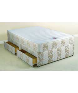 Albany Posture Zone Memory Foam King Size Divan - 4 Drawers