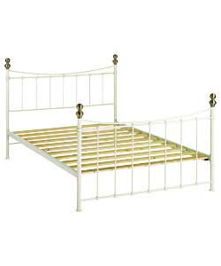 Alderley Ivory Double Bedstead - Frame Only