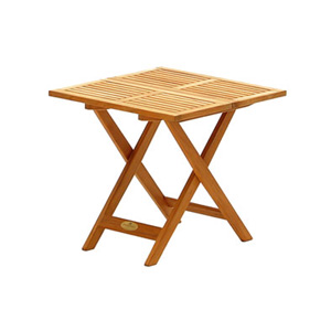 Perfect alongside one of our teak recliners  carvers or chairs  this occasional table combines the s