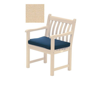 Unbranded Alexander Rose Premier Armchair Cushion - Ecru