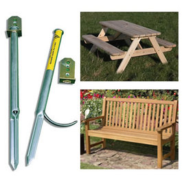 This security kit is for use on soft surfaces and all outdoor timber furniture. It is quick and easy