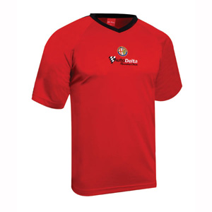 Unbranded Alfa Auto Delta football T-shirt - Red