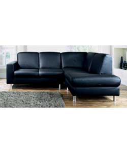 Alfa Chaise Corner Group Black