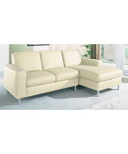 Alfa Ivory Chaise Corner Group