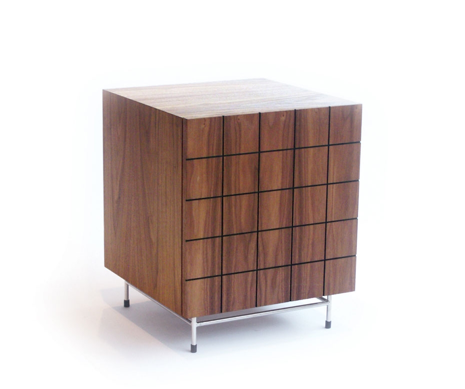 Unbranded Alfa Walnut Bedside Cabinet