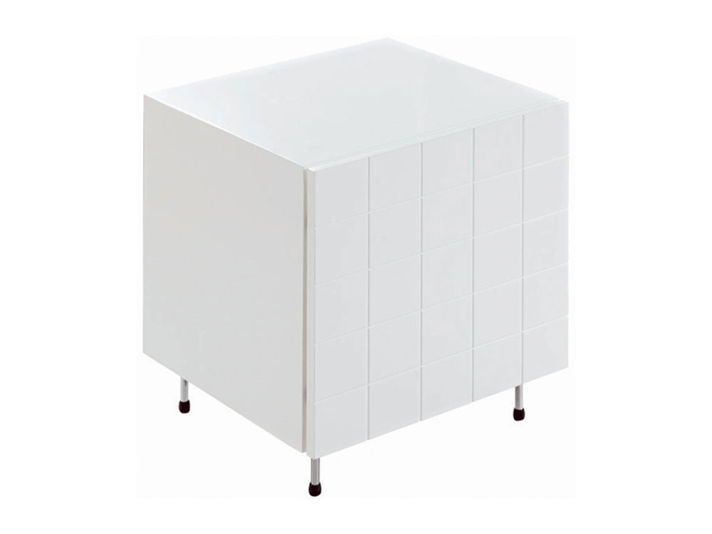 Unbranded Alfa White Bedside Cabinet