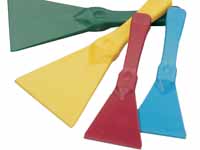 All plastic hand scraper with 110mm blade, EACH