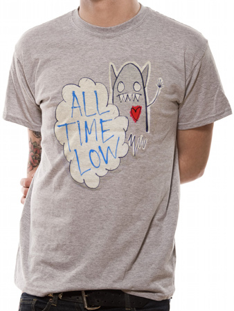 Unbranded All Time Low (Grey Monster) T-shirt mfl_atlmontscp