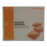 Unbranded Allevyn Adhesive Bandages - 12.5cm x 12.5cm (10)