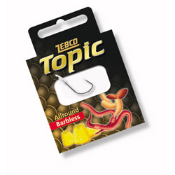 Unbranded Allround barbless hook leaders size 12