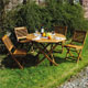Almondvale Table and 4 Chairs Set