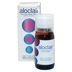 Fast pain relief from mouth ulcers. Easy to use liquid forms a non stinging protective barrier. Aloc