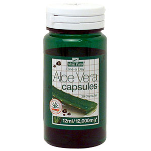 Aloe Vera Capsules 12000mg cl - Size: 30 cl