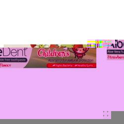 Unbranded AloeDent Childrens Strawberry Flavour
