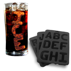 Unbranded Alphabet Ice Cube Trays