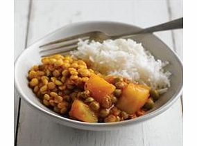 Potato and peas with split chick peas and plain basmati rice. Please note that our dishes for Ethnic Diets are stocked to order, so please order 14 days before you require delivery. Thank you.