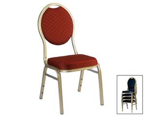 Unbranded Aluminium banquet side chair