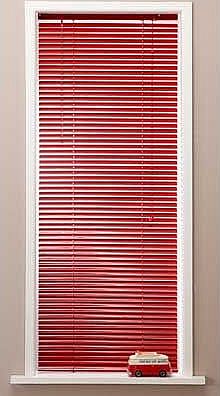 Aluminium Blind 150x160cm - Red