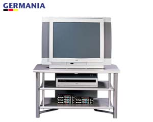Extra wide TV stand . 2 storage shelves are ideal for video or DVD player or games console. Can also