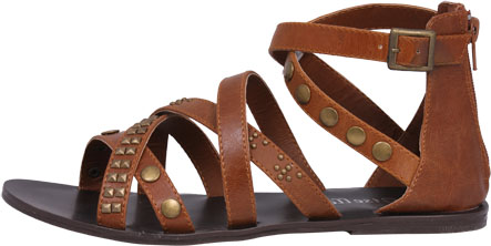 Unbranded Alysa stud trim flat gladiator