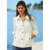 Unbranded Amara Canvas Gathered Front Jacket