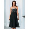 Unbranded Amara Deco Beaded Bodice Dress