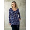 Unbranded Amara Plus Geo Print Jersey Top