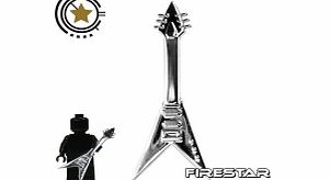 Unbranded Amazing Armory - Chrome Silver Electric Guitar 2