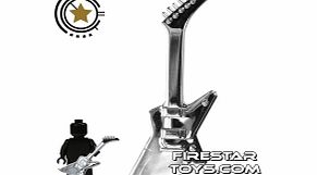 Unbranded Amazing Armory - Chrome Silver Electric Guitar 8