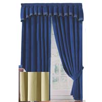Ambassador Velour Curtains Cream 168x183cm
