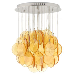 Amber Discs Ceiling Light