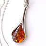Unbranded Amber Tulip Pendant