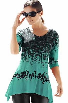 Unbranded Ambria Long Print Top