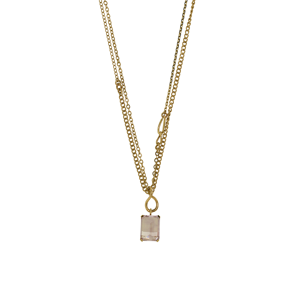 Unbranded Amethyst Drop Necklace