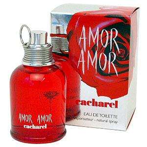 Amor Amor EDT by Cacharel is fiery and red, and a