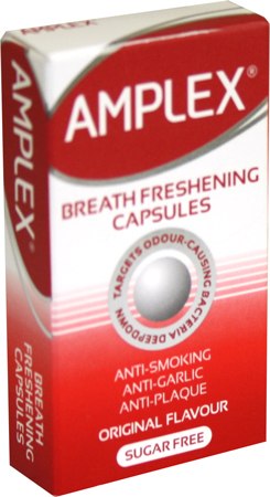 Unbranded Amplex Sugar Free Breath Freshening Capsules