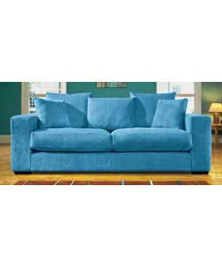 Snuggle into the Amy with super-soft velvet cord fabric, deep filled cushions, clean lines and