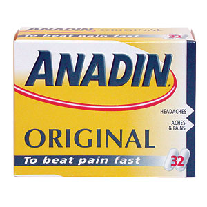 Anadin Tablets - Size: 32
