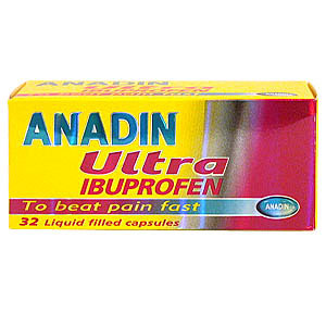 Anadin Ultra Ibuprofen Capsules - Size: 32