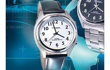 Unbranded Analogue Talking RC Watch with Leather Strap