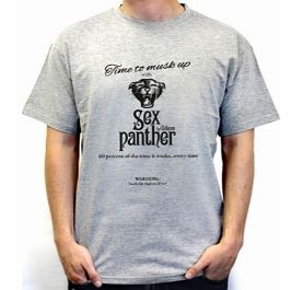 Unbranded Anchorman Sex Panther Musk Grey T-Shirt XX-Large