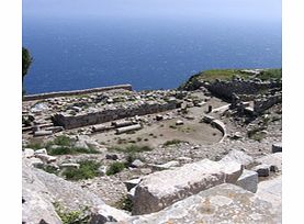 Discover the ruins of Ancient Thira, a strategic former capital of Dorian settlers, located atop Messa Vouno Mountain. See excavated buildings, sanctuaries, temples, and inscriptions dating back to 8th century B.C.