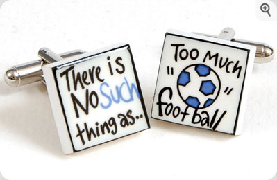 Unbranded and#39;Thereand39;s No Such Thingand39; Football Cufflinks