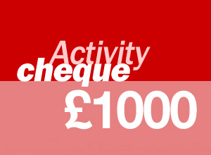 Unbranded andpound;1,000 activity cheque